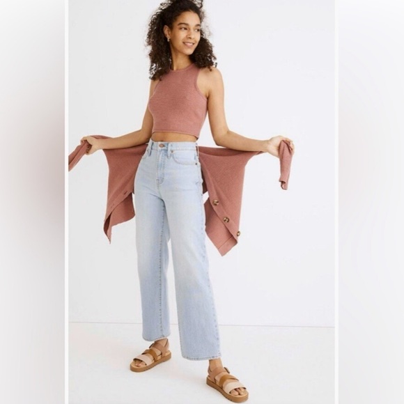 Madewell the perfect vintage wide leg crop jean - Picture 3 of 9